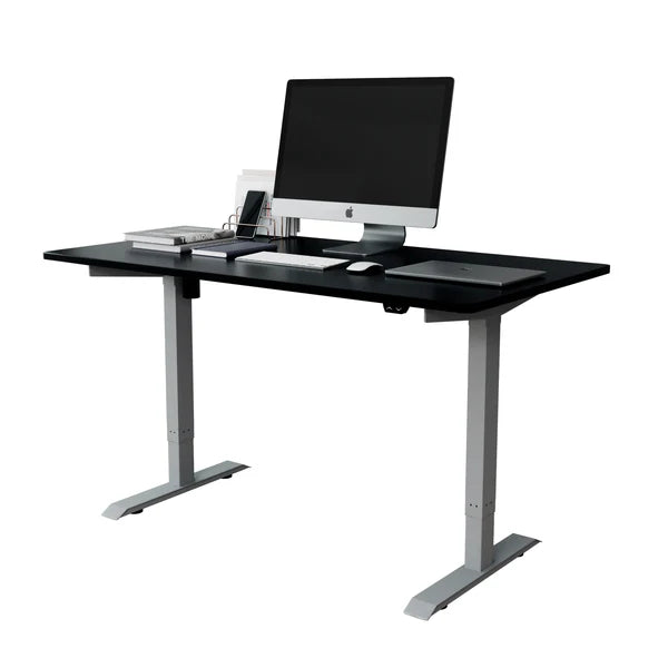 Techni Mobili Adjustable Sit to Stand Desk, Black RTA-3930SU-BK