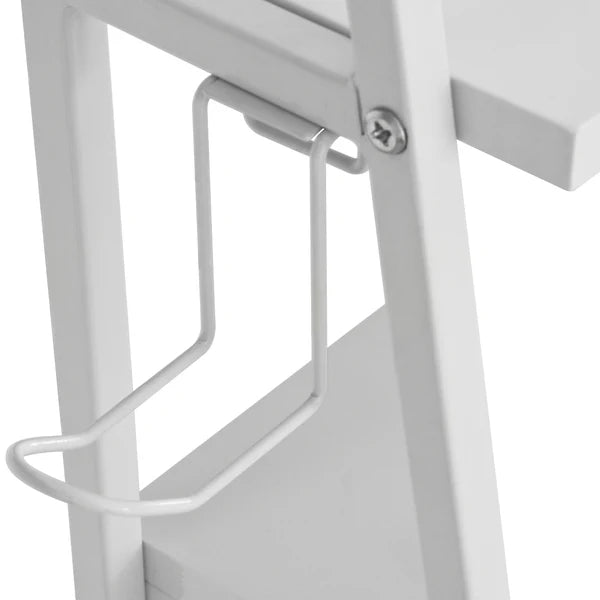 Techni Mobili Study Computer Desk with Storage & Magnetic Dry Erase White Board, White RTA-4820D-WHT