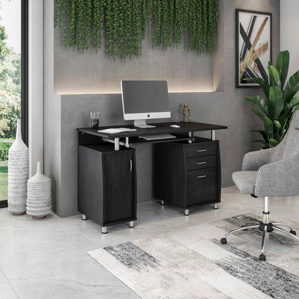 Techni Mobili Complete Workstation Computer Desk with Storage