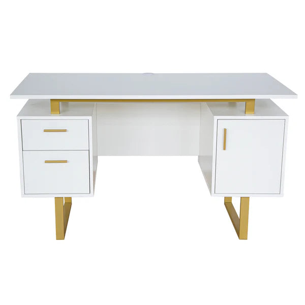 Techni Mobili Modern Office Desk with Storage