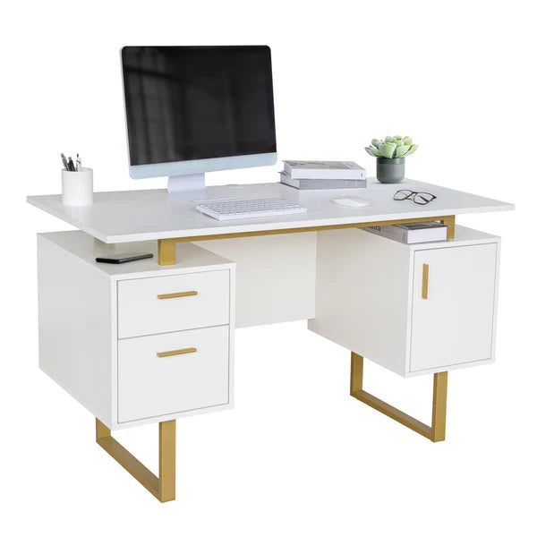 Techni Mobili Modern Office Desk with Storage