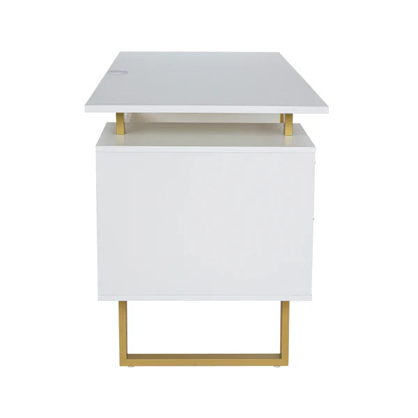 Techni Mobili Modern Office Desk with Storage
