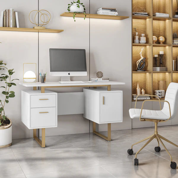 Techni Mobili Modern Office Desk with Storage