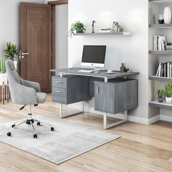 Techni Mobili Modern Office Desk with Storage