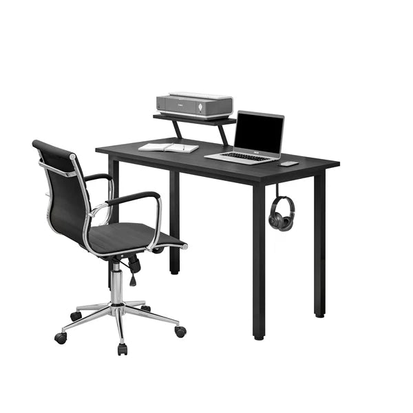 Techni Mobili Industrial Writing Desk, Black RTA-7312D-BK