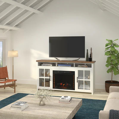 Legends Home Hampton 74" Fireplace Console HT5110.BJW