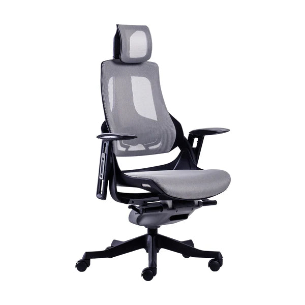 Techni Mobili LUX Ergonomic Executive Chair, Grey RTA-1818C-GRY