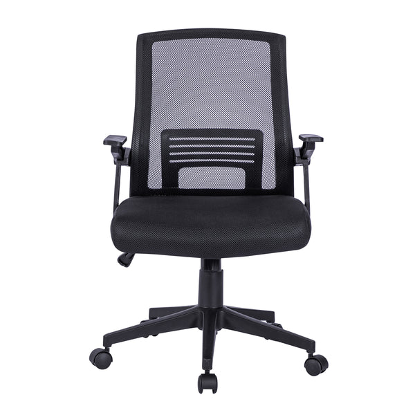 Techni Mobili Ergonomic Office Mesh Chair, Black RTA-3245C-BK