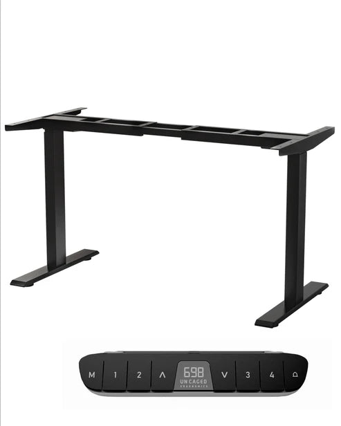 Uncaged Ergonomics Rise Up - electric adjustable height standing desk 23.6 - 49.2" / 48x30"