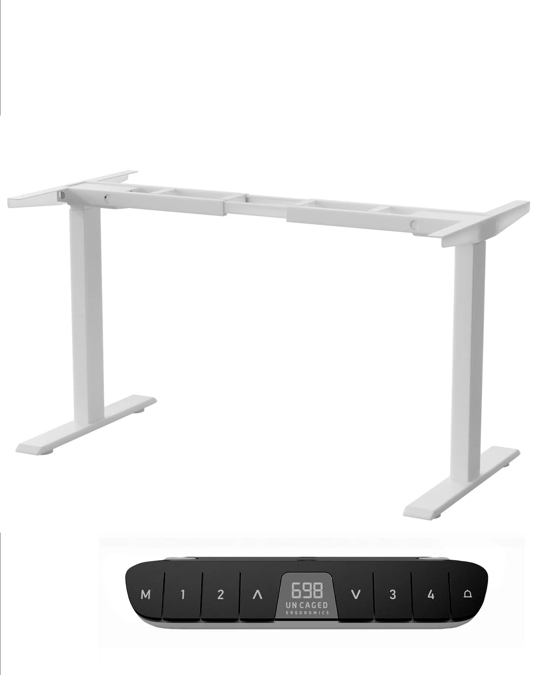 Uncaged Ergonomics Rise Up - electric adjustable height standing desk 23.6 - 49.2" / 48x30"